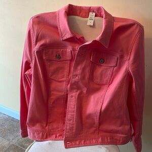 Talbots Jean Jacket